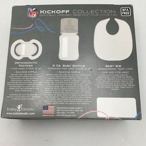 Jacksonville Jaguars NFL Baby Gift Set Kickoff Collection Unisex - Picture 6 of 6